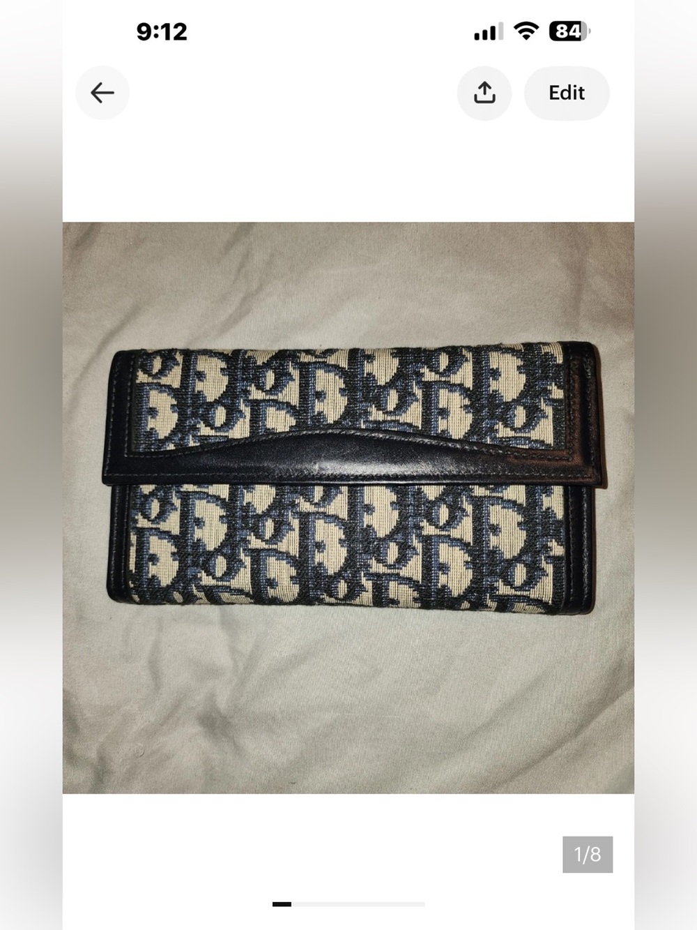 Authentic 💯% Vintage Dior Wallet absolutely Beautiful 😍 without the pen!